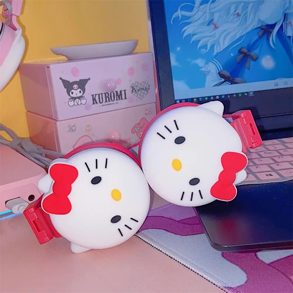 Söpö Bluetooth Kuulokkeet Langattomat Kuulokkeet Anime sarjakuva Stereo Kuulokkeet Kuulokkeet
