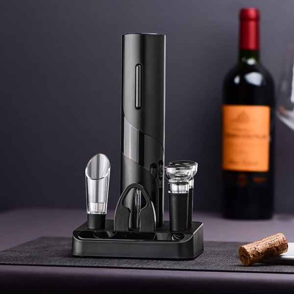 Elektrisk vin öppnare uppladdningsbar automatisk korkskruv för kreativ vin flasköppnare