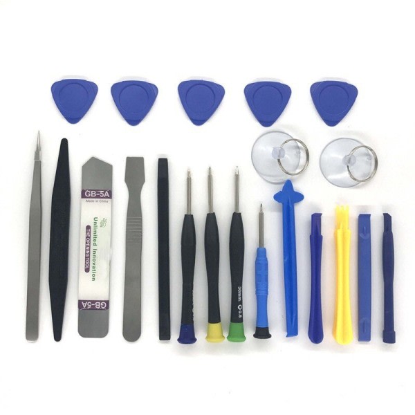 21 i 1 Mobil Telefon Demontering Reparation Kit Apple Android Set Skruvmejsel