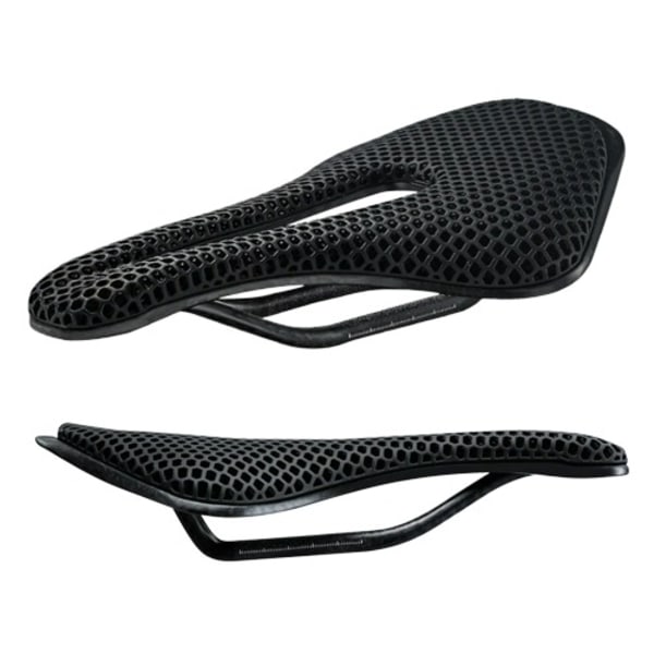 3D Printed Cykel Sadel Carbon Fiber Ultralight Hollow Komfortabel Åndbar Sæde