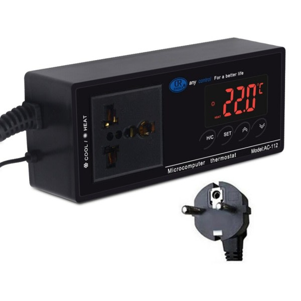 Digital Vandtæt Temperatur Controller Mikrocomputer Termostat