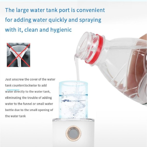 Mini Portabel luftfuktare Nano Mister Facial Steamer Device