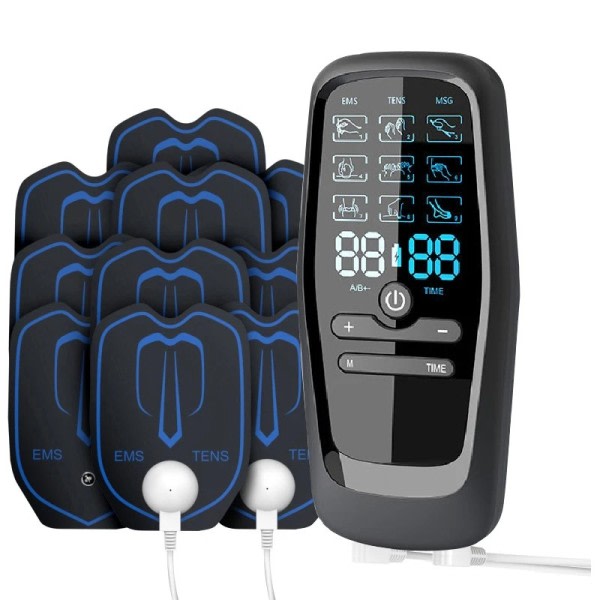 Hög kvalitet Tens Muskel stimulator premium Elektrisk EMS Akupunktur Kroppsmassage Digital terapi Maskin Elektro stimulator