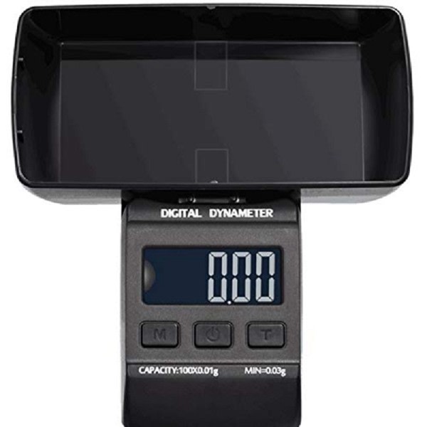 Profesjonell Høy Press Digital Platespiller Force Scale Gauge Arm Load Meter LCD Backlight 100G/0.01G