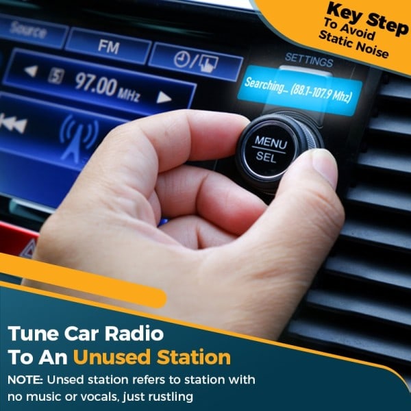 Bluetooth 5.3 FM sender for bil sterkere dobbel mikrofoner dyp bass lyd