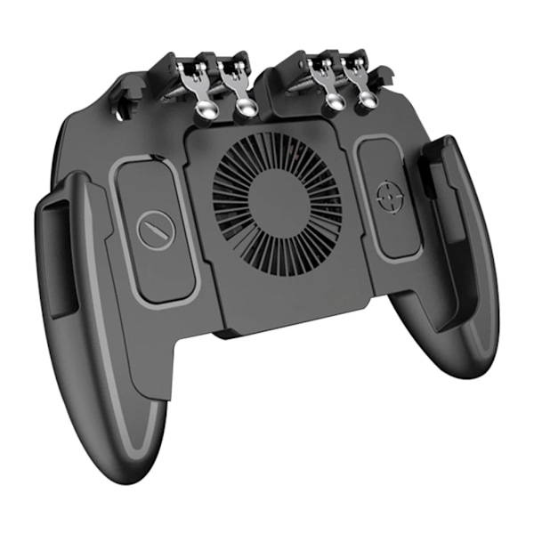 Høy kvalitet Mobil Joystick Kontroller L1R1 Trigger Gamepad Six 6 Finger Elements Mobil Gamepad Cooling Fan