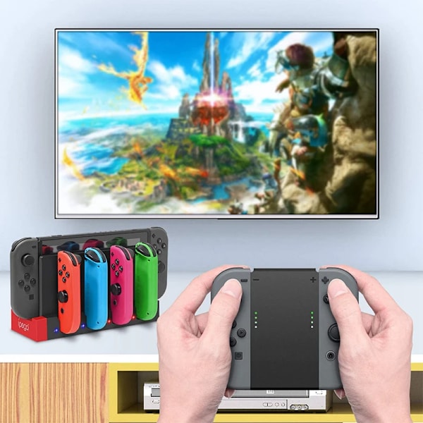 Laddning Dock Hub USB Styrare Laddare Dock Ställ Station Hållare Switch