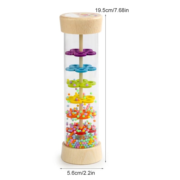 Rain Stick Lelu Lasten Sensorinen Kehittelevä Rytmi Shaker Rainmaker sylinteri