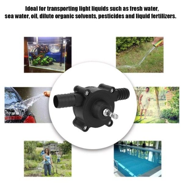 El Borr Pump Portabel Mini Hand Självsugande Vätske Transfer Pumpar