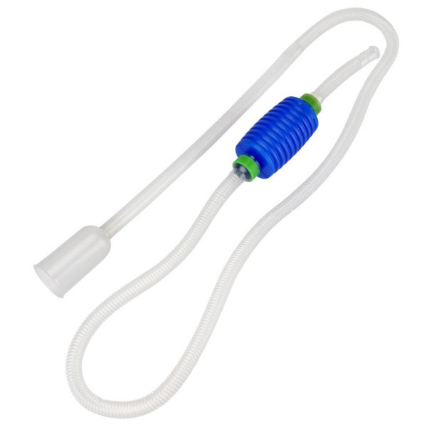 Akvarium Siphon Fisk Tank Syphon Dammsugare Pump Halvautomatisk Vatten Ändra Koppling Grus Vatten Filter