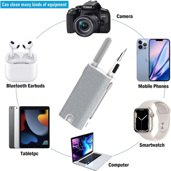 Telefon rengöring verktyg skärm rengöring borst kit kamera telefon surfplatta laptop skärm rengöring verktyg