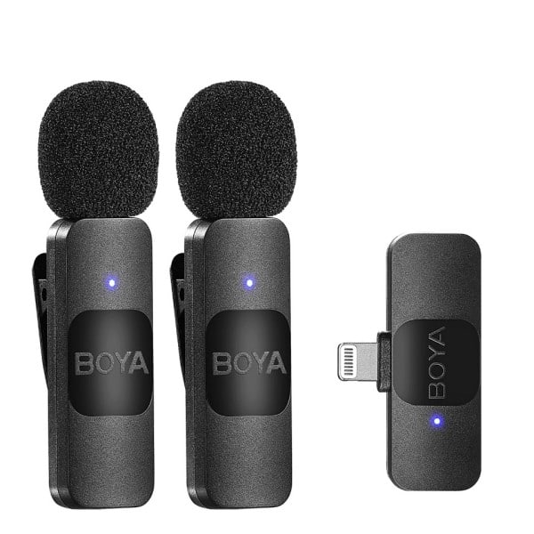 Professionell Trådlös Lavalier Mini Mikrofon