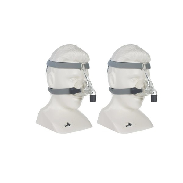 Nesemaske Med Hodeplagg Silisium Gel Puter For CPAP Maskin Søvn apné