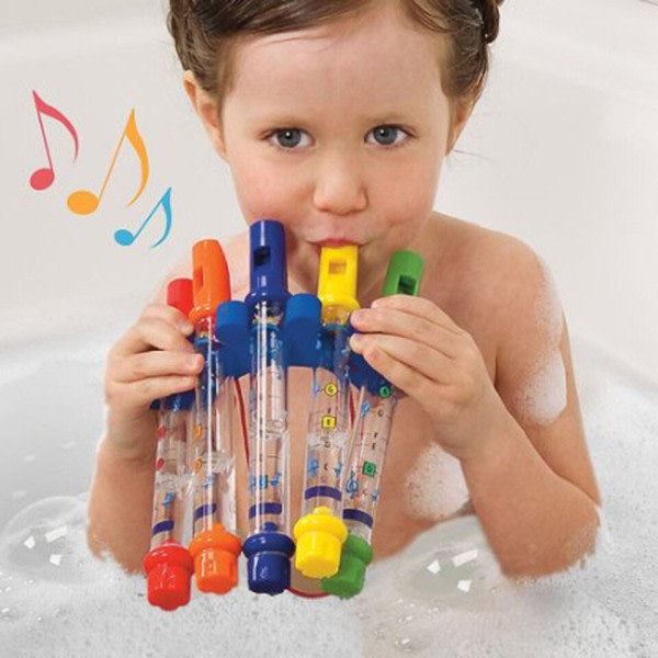 5kpl setti Lapset värikkäät vesi huilut kylpyamme sävelet lelut lelut musiikki äänet lapsille musiikki lelut kylpyyn tuotteet