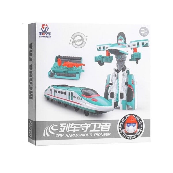 Anime tog transformasjon robot hot salg deformert mekanisk modell leker barn action figur