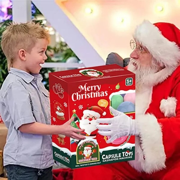 Barn's Äggfångare Jul Twister Jul Tema Kapsel Dockor Fångst Dockor Leksaker