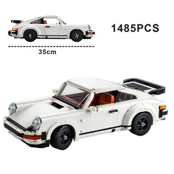 1485PCS Teknisk Porscheed 911 Retro Racing Bil High-Tech Modell Byggnadsblock