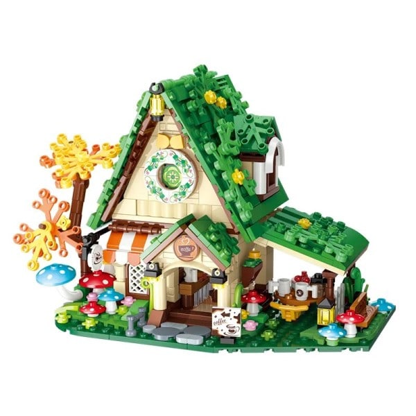 MOC Creative City Friends Street View Kaffe Hus Slik Butik Model Bygningsblokke Klodser Gør det selv legetøj