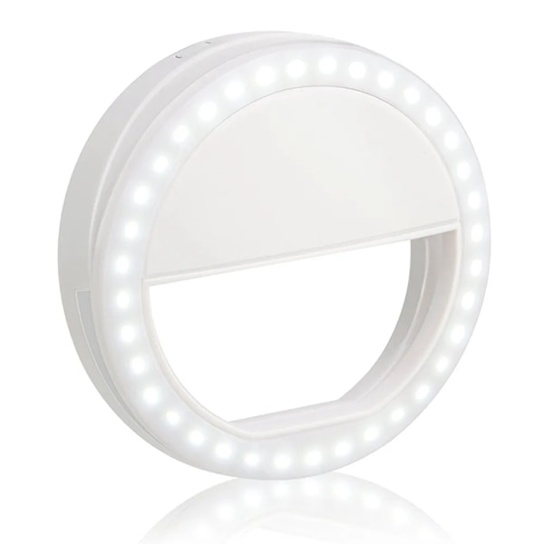 Batteri Selfie Lys Ring Lys LED Fotografisk Belysning Foto lamper