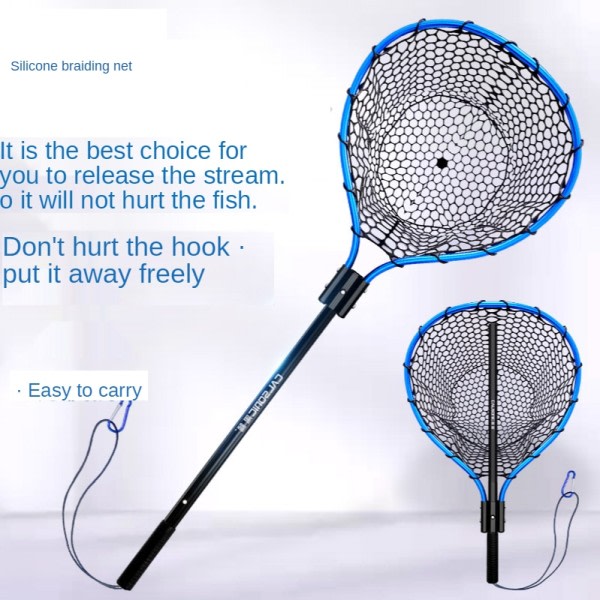 Dip Net Folding Portable Lure Net Lomme Ultra Light Big Fish Fishing Net