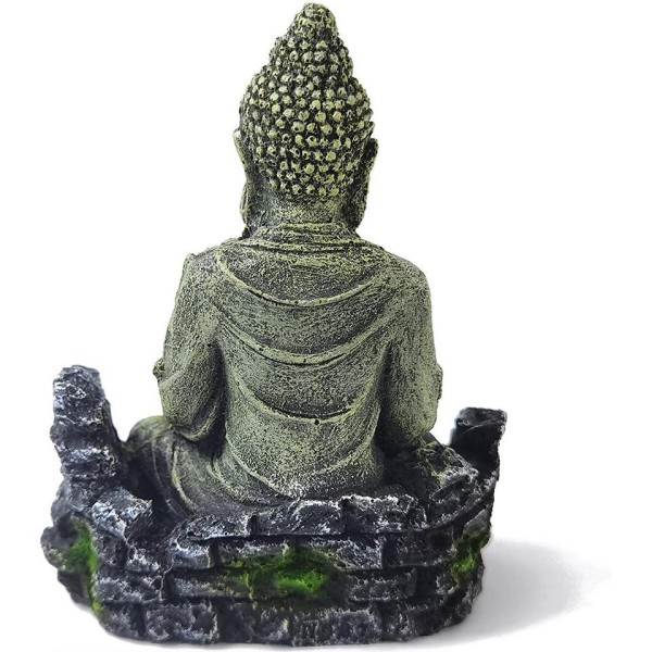 Buddha Statue Harpiks Håndværk Fisk Rejer Hus Akvarie Fisk Kank Landskabspleje Dekoration Ornament