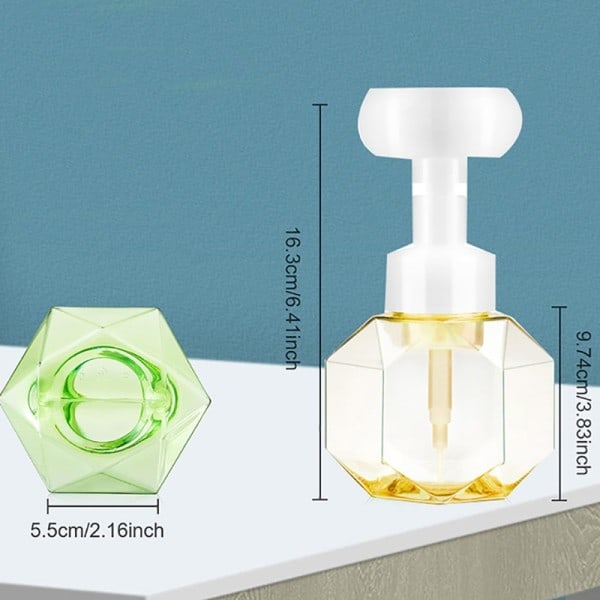 Blomma tvål dispenser skum pump flaska kök plast påfyllningsbara behållare