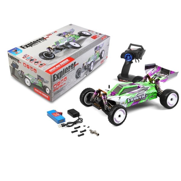 Wltoys Uusi 1/10 nopea 60KMH Buggy metallilla runko 2.4G 4WD maasto harjaton RC auto