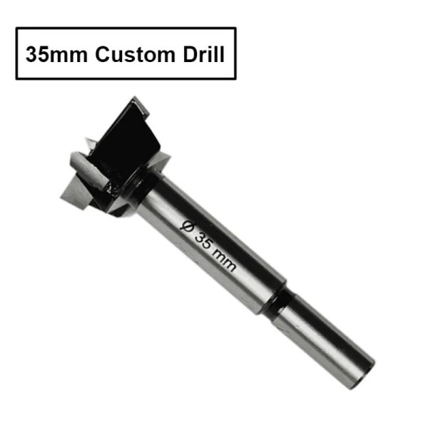 35 mm Hængsel Boring Jig Træbearbejdning Hul Boring Guide Locator med Fixtur Aluminium Legering Hul Åbner Skabelon Dør skabe