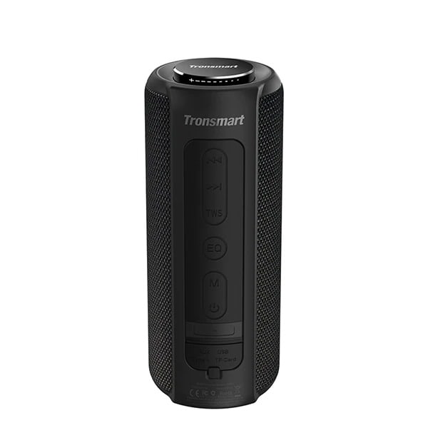 T6 Plus Bluetooth Högtalare 40W Bärbar Högtalare Deep Bass Soundbar med IPX6 Vattentät