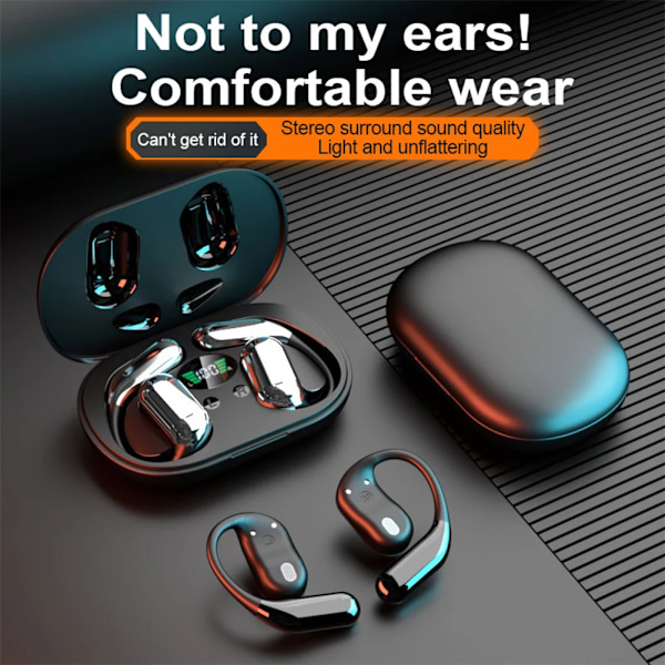 3-i-1 AI Oversætter Earbuds 140 Sprog Støj Annullering Bluetooth 5.3 Headset