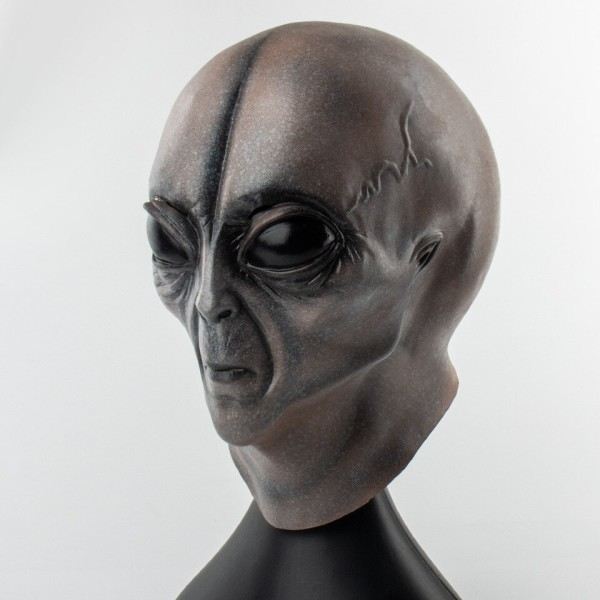 Alien Skull Mask Cosplay Skräck Latex Masker Hjälm Fest Dräkt