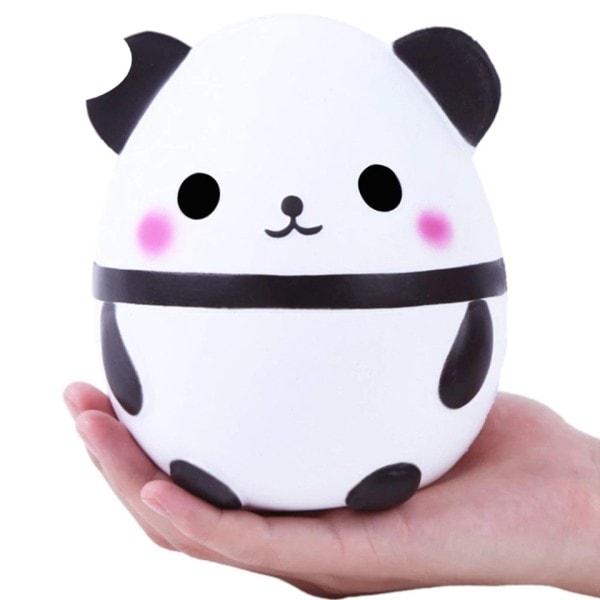 Panda Squishy Långsamt stigande Kreativ Djur Docka Mjuk Kläm Leksaks Bröd Doft Stress Lättnad Kul i