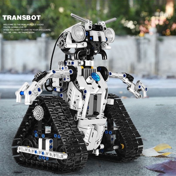 Teknisk Kreativ APP og RC Motoriseret Robot Med LED Part Model Intelligent Byggeklodser Legetøj