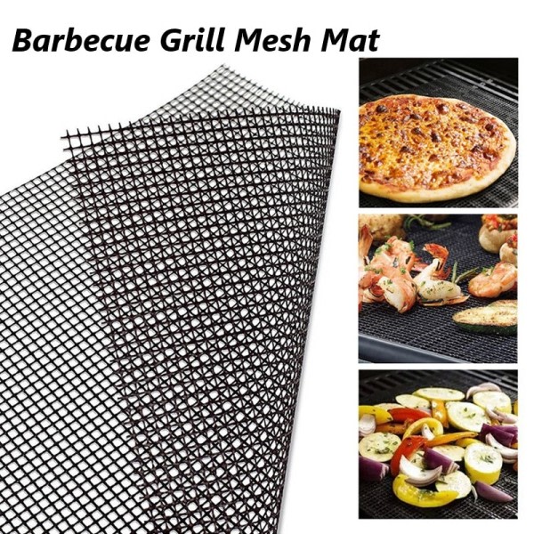 Non-stick grill netting matte gjenbrukbar varme motstand grill baking nett