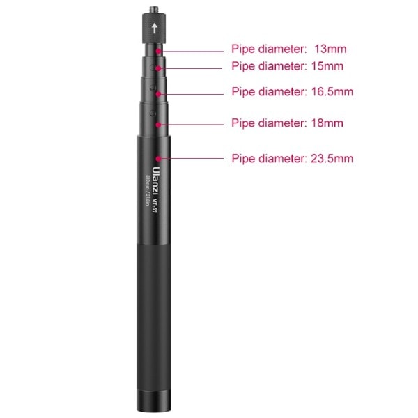 BG-4 Mini Stativ Med5000mAhPower Bank Hand Grip Monopod Bärbart stativ