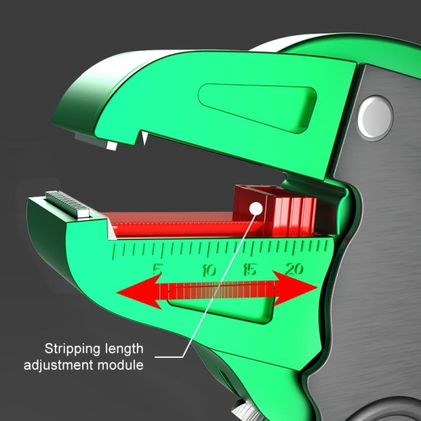 Wire stripper nettverk tang for flat wire andnebb stripping verktøy