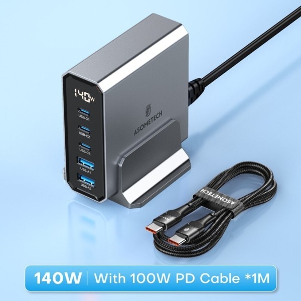 USB Typ C Snabb Laddare Flera Portar QC4.0 PD Snabb Laddare