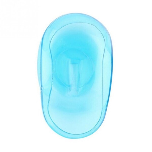 Salong Hår Färg Transparent Blå Silikon Öron skydd