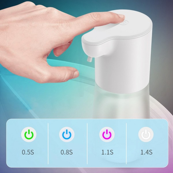 2000mAh USB laddning automatisk induktion skum tvål dispenser smart infraröd beröringsfri hand tvättmaskin