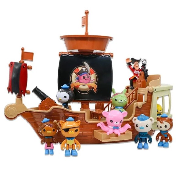 Octonauts Octonauts Castle Playset Comptable Toy 8 Chaters Barnacles Peso Kwazii Dashi Action Figues