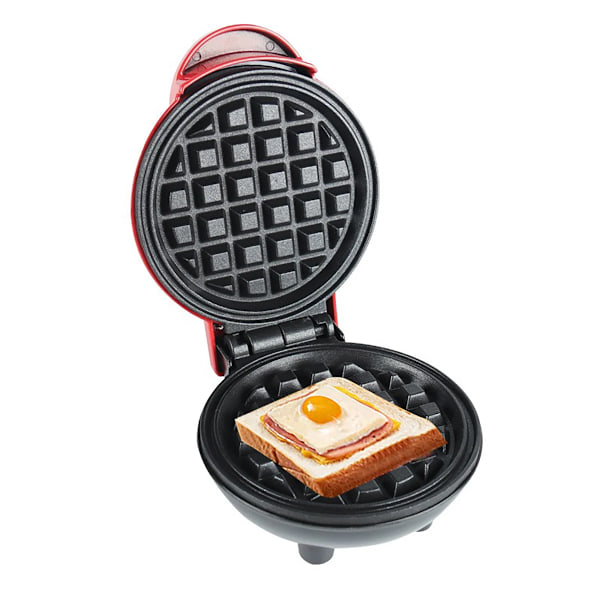 Multifunktion Paj Stopp Plug Driv Waffle Maker Dubbelsidig Värme Frukost Roaster