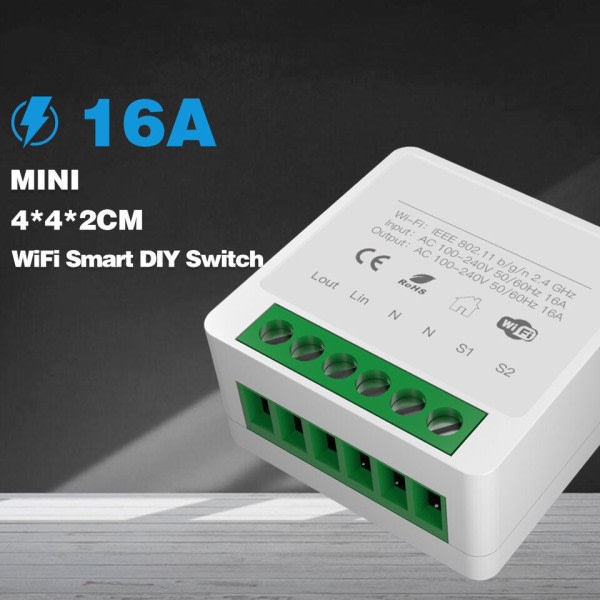 WiFi Bluetooth Dual-Mode Smart på-av Enhet Dold Smart Switch Support Enkel och Dual Kontroll