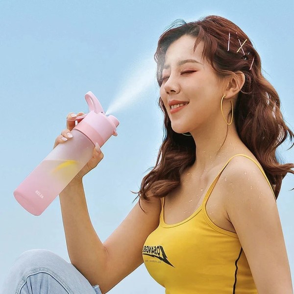 700 ml vatten flaska för flickor utomhus sport fitness vatten kopp stor kapacitet spray flaska BPA gratis dryck resor flaskor