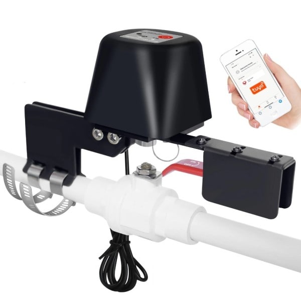 Automatisk Gas Vatten Värmare Ventil Styrare Smart Home Fjärrkontroll Manipulator Arbeta Med Alexa Google Home