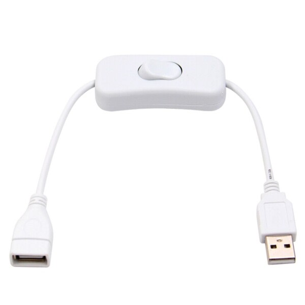 USB kabel med bryter PÅ/AV kabel forlengelse skifte for USB lampe USB vifte strøm forsyning linje