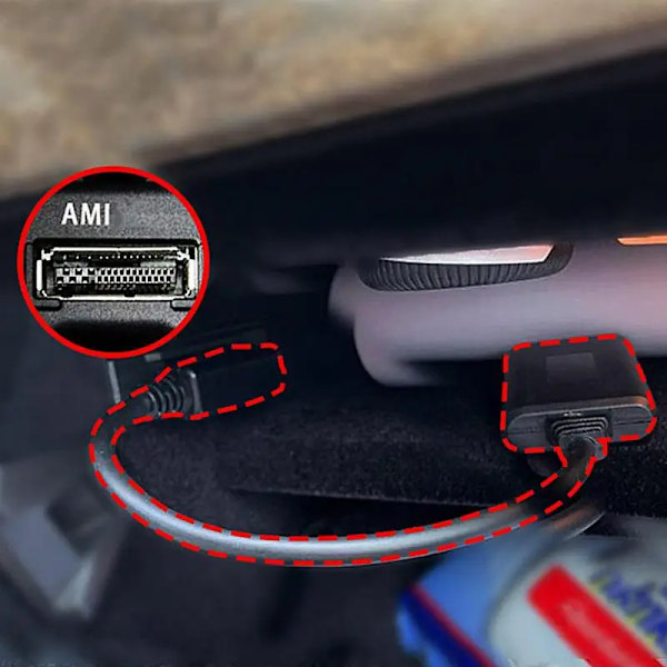 Bil trådløs adapter modul V5.0 BT MMI AMI lyd musikk kabel