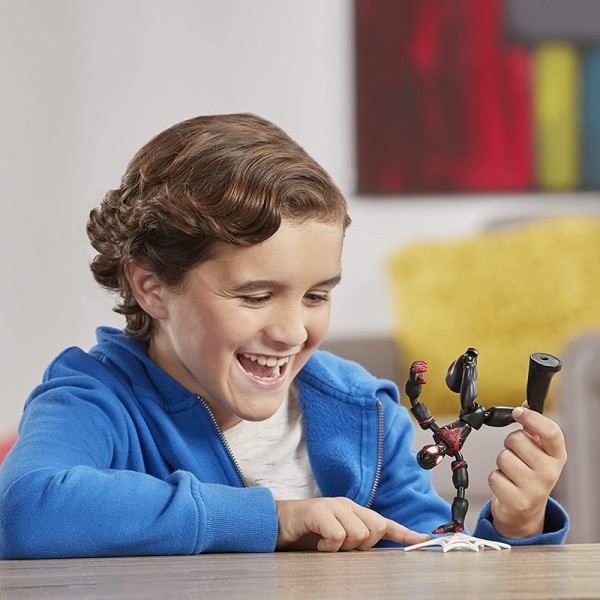 Spiderman Figur for Child Over 3 Marvel Bend and Flex Miles Morales Action Figure Toy