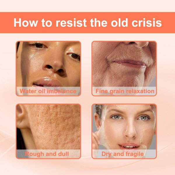 Dyb Anti Rynke Serum Rose Olie VC Anti-Aging Essence Forbedre Fine Linjer Løftning Shrink Porer Fugter