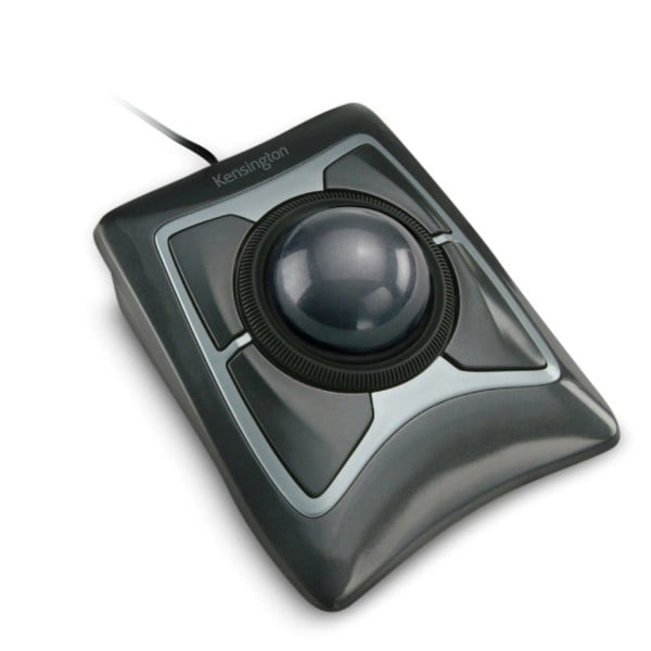 Expert Trackball Mus Universal USB Optisk Mus med Scroll Ring Large Ball