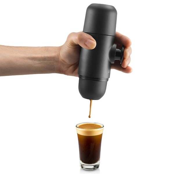 Bærbar espresso kaffe maskine,  lille rejse kaffe maskine